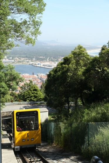 Funicularen op fra Viana do Castelo.