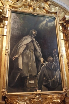 Frans af Assisi malet af El Greco. Hænger i Hospital de Mujeres i Cádiz.